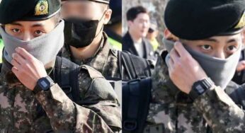 V BTS Menghebohkan Dunia dengan Seragam Polisi Militer