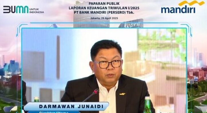Bank Mandiri Catat Laba Rp13,2 T di Kuartal I 2025
