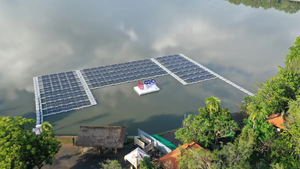 PLTS Terapung Mulai Beroperasi di Bali Dukung Transisi Energi